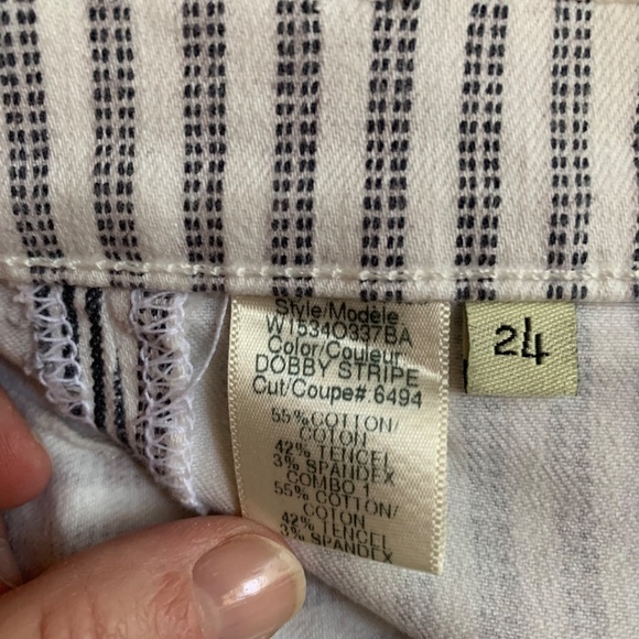 Rag & Bone for Barney’s Dobby Stripe Skinny Jeans Size 24 - Picture 8 of 12